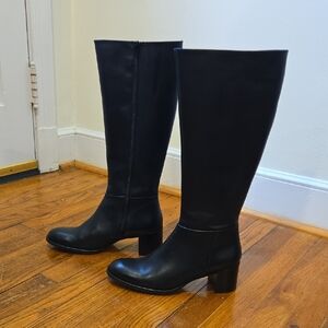 Coach and Four Leather Boots, Size 9 (Runs Narrow/small, Like 8.5)